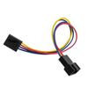 Create idea 2 Pcs 5 Pin To 4 Pin Fan Adapter Converter Extension Cable Dedicated Fan Interface Conversion Line Compatible With Dell Computer PC