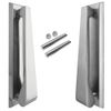 Jedo JV2SC Slimline Modern Door Knocker Satin Chrome