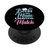 Bücher und Musik, ein schönes Match PopSockets mit austauschbarem PopGrip
