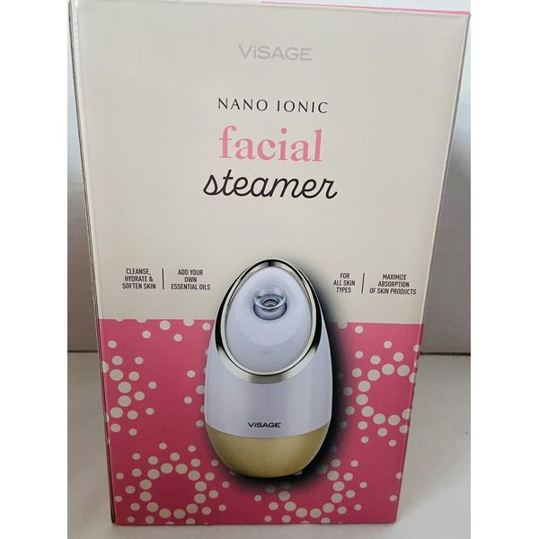 Gold Visage Nano Ionic Facial Steamer!  All Skin Types, Cleanse, Hydrate, Soften