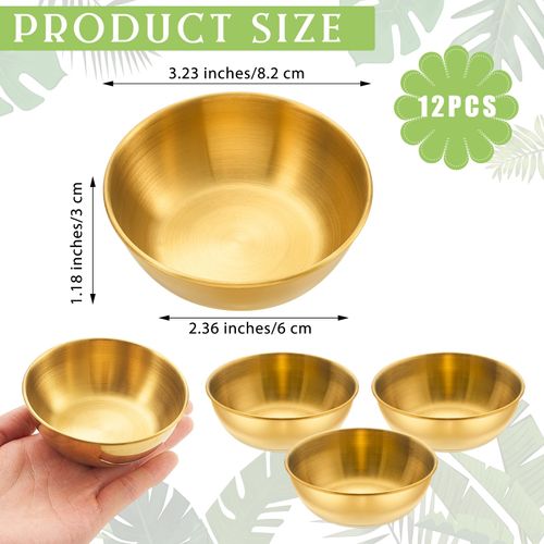 Teenyyou 12 Pcs DIY Face Mask Mixing Bowl Stainless Steel Esthetician Facial Mask Bowl Facial Bowl Small Mixing Bowls Esthetician Supplies for Lady Women Skincare DIY Home Salon Cosmetic Beauty