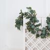 GREEN 6.5 ft Artificial Eucalyptus Boxwood FOLIAGE GARLANDS Wedding Decorations