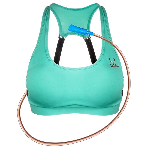 The Original WineRack Booze Bra Flask - Adjustable Design - Holds 25oz of Booze (Turquoise, Large)