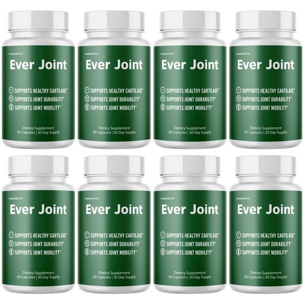 Ever Joint - Joint Mobility Support and Durability Supplement - 8 Bottles
