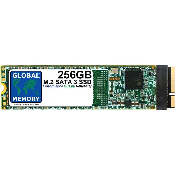 GLOBAL MEMORY 256GB M.2 NGFF SATA 3 SOLID STATE DRIVE (SSD) FOR MACBOOK AIR (MID 2012)