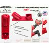 2-pack Milwaukee M12 Battery and tool holder 3D printed ABS