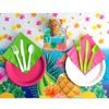Deluxe Hawaiian Beach 32 Guests Mega Luau 259pc Party Tableware Set