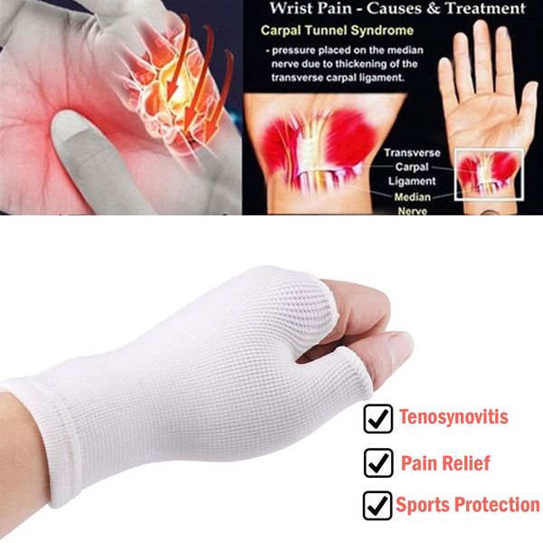 1X Multi Zone Compression Sleeve for Wrist and Thumb Support for Arthritis Pain