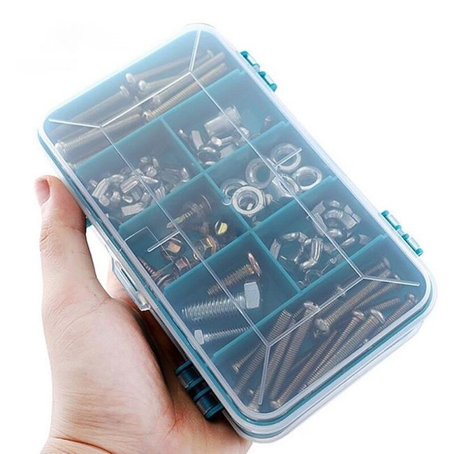 Plastic Transparent 13 Tool Box