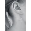 Harry Potter Official Sterling Silver Deathly Hallows Earrings with Crystal Elements