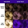 MANIC PANIC Ultra Violet Hair Dye - Classic High Voltage - Semi Permanent Cool, Blue-toned Violet Hair Color - Vegan, PPD And Ammonia Free (4oz)