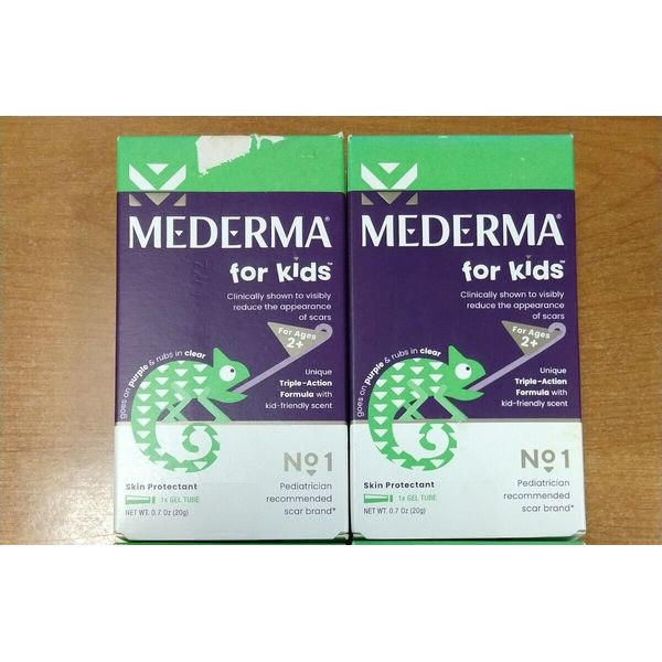 2 Pk: Mederma Kids Scar Gel Reduces the Appearance of Scars (Exp 5/24) R3P4