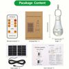 2Pcs Chicken Coop Solar Light Bulb Rechargeable With Remote Timer 4Lighting Mode