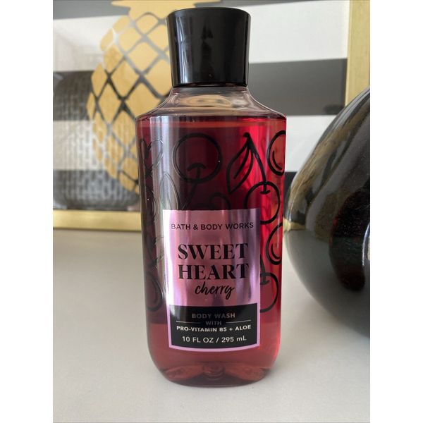 Bath & Body Works Sweetheart Cherry Body Wash Shower Gel Vanilla Pistachio 10 oz