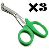 3× EMT Utility Green Scissors 5.5" Medical Paramedic First Aid Shears Tools