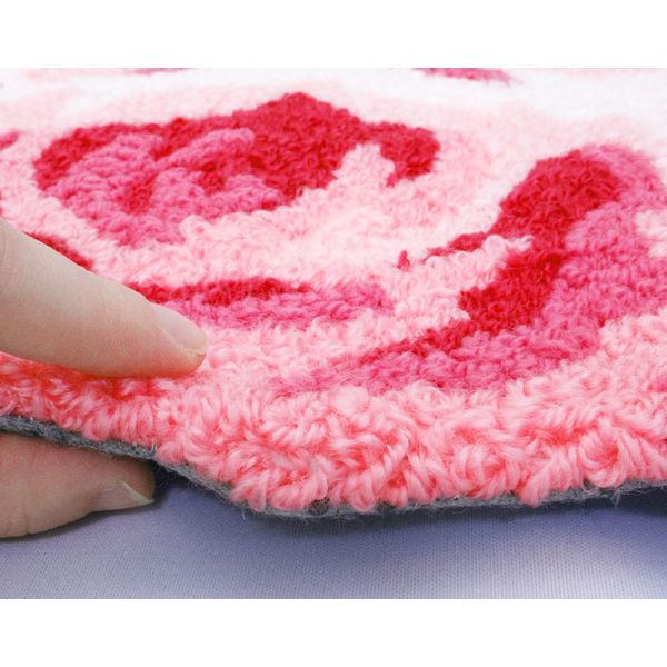 Royal Arden 79796 Rose Pattern Living Mat, Single Wheel