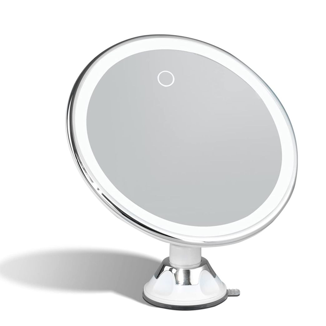 Fancii 7X LED Lighted Magnifying Makeup Mirror with Strong Suction - 6.5 Wide