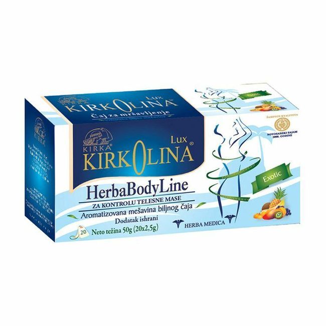 3X Kirkolina Lux filter tea 3X20 bags Tea for weight control