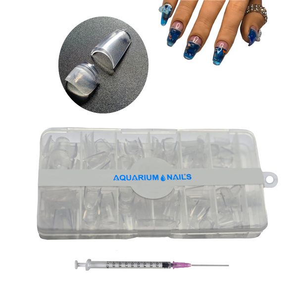 Aquarium Nail Press On Kit