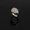 Tuscany Silver Men's Sterling Silver Square Woven Pattern Signet Ring #62