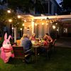 5’FT Easter Inflatables Outdoor Decorations Easter Bunny LED Blow Up Yard Decor