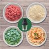 Philips MultiChopper Food Processor w/ ChopDrop Technology,  Black - HR2505/26ST