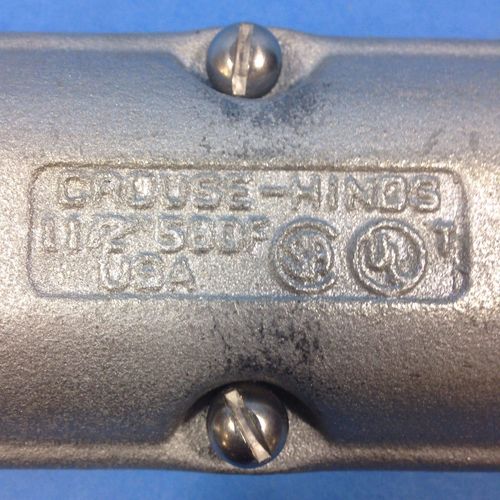 CROUSE HINDS 580F Form 8, Cover, Iron Alloy, 1 1/2 in Diameter
