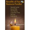 100% Raw Aromatherapy Eucalyptus Lemon Essential Oil Beeswax Candle 6oz. Improved Formula