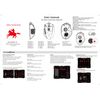 RED SAMURAI Gaming Mouse Wired Mouse 16400dpi 1000Hz 18pcs Program Button Side Button Weight Adjustment Stable Grip Backlight Customized Program MMO/FPS/MOBA Gaming Mouse (Black)