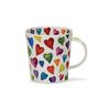 Dunoon Caroline Bessey Warm Hearts Bone China Mug