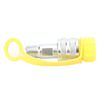 Fafeicy Hydraulic Quick Connect Couplers, Zg 3/8 Thread Quick Disconnect Hydraulic Coupling Male+Female Coupling Set