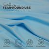 Acrali Home Premium Microfiber fitted sheets (SkyBlue, Microfiber | Super King (200x180+40cm))