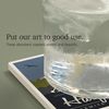 Visit Half Dome, Off The Grid (Tent) (Absorbent Ceramic Coaster, Single, Cork Back, Kitchen Table Decor)