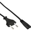 InLine® 16654O Power Cable Power Plug to Euro 8 C7 Plug 0.3 m