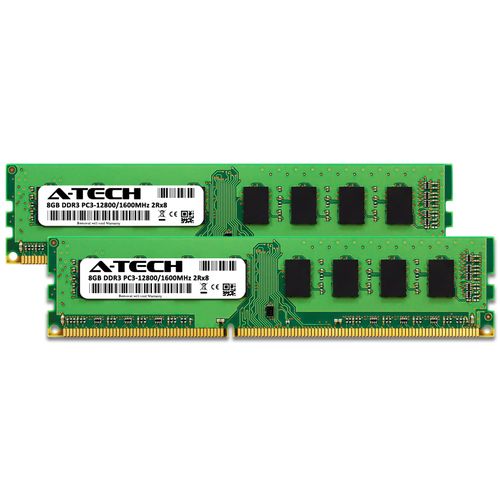 A-Tech 16GB (2x8GB) RAM for HP 260-a020 | DDR3L 1600MHz PC3-12800 Non ECC DIMM 2Rx8 1.35V - Desktop Memory Upgrade Kit