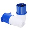 2Pcs Industrial Plug Connector Set,3‑Pin 1‑Phase Explosion‑Proof Waterproof 32A 220‑250V