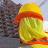 caparazon High Visibility Neck Sun Shield with Reflective Stripe (Orange)