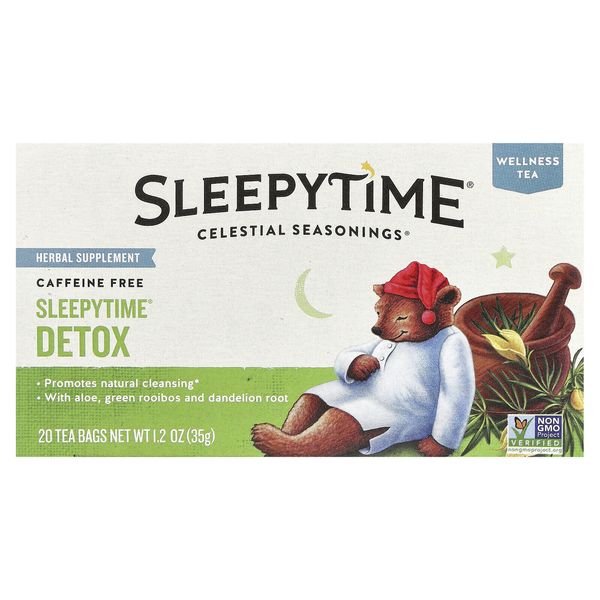 Sleepytime® Detox, Wellness Tea, Caffeine Free, 20 Tea Bags, 1.2 oz (35 g)