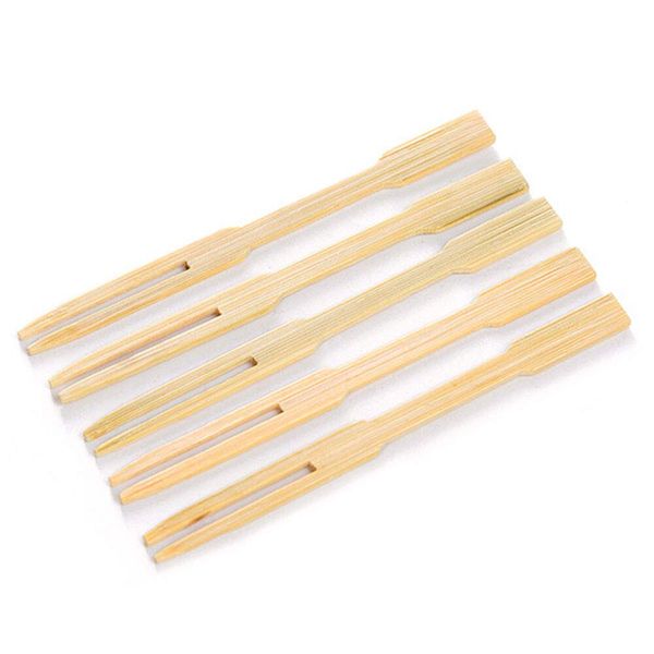 Wooden Disposable Fork, Bamboo Cutlery, Wooden Cutlery, Disposable Wooden Forks Natural Birch Wood Biodegradable Utensils Cutlery Eco-Friendly, Alternative to Reusable (100)