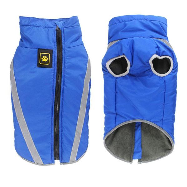 Ultra Cozy Windproof Dog Jacket - Blue / Xl