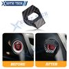 1x Carbon Fiber Engine Start Stop Push Button Switch Cover Trim Car Accessories