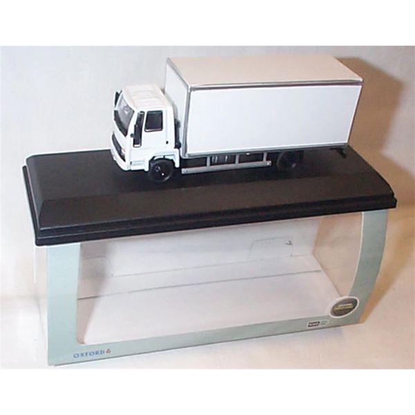 oxford ford cargo box van white lorry 1.76 scale diecast model