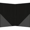 Urkundenmappe DIN A4 / Farbe: schwarz-silber