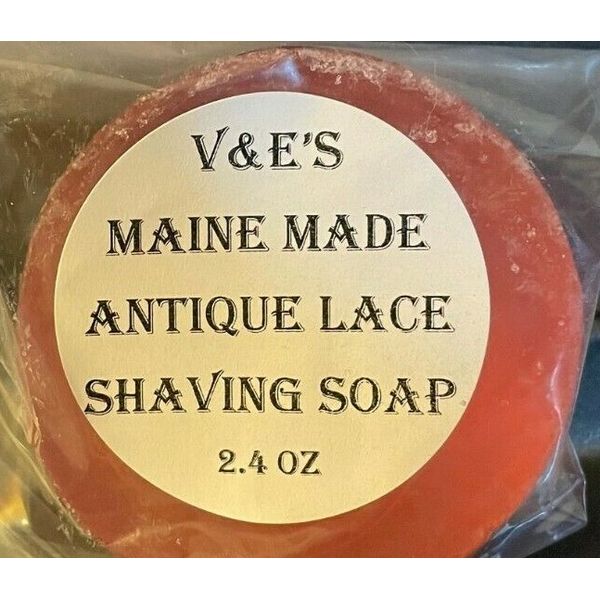 Glycerin shaving soap  - Antique Lace
