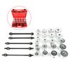 Universal Press & Pull Sleeve Kit Bush Bearing Removal Insertion Tool Set 27PCS