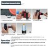 25mm Adjustable Cable Stripper Manual Compact Multifunctional Cutting Tool Longitudinal Slitting Design with Replaceable Blades Essential for Electrician Repairs