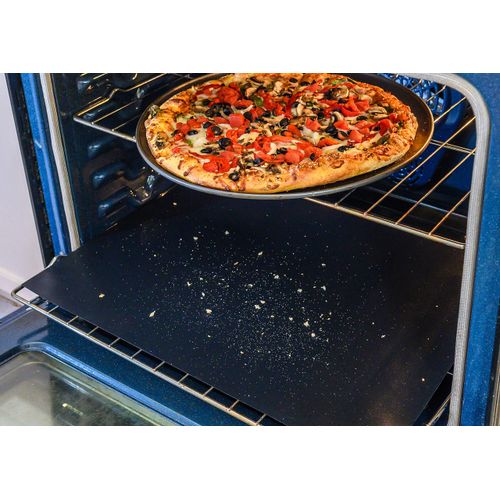 Oven Liner For Bottom of Oven Reusable Heavy Duty Premium Quality Non Toxic Fume Free Heat Resistant 500 Degrees Zero Clean Guards Protects Ovens From Spills Drips Non-Stick 4 Pack