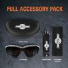 ToolFreak Spoggles - Safety Glasses & Protective Goggles Combination Smoke Lens