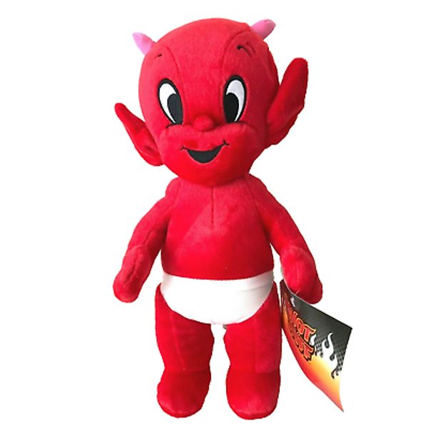 NEW Large Hot Stuff Red Devil Plush Toy 15 inches. NWT Soft