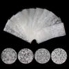 20pcs White Lace Starry Sky Nail Foil Transfer Sheet Aluminum Wheel Gel Nail Parts Nail Art